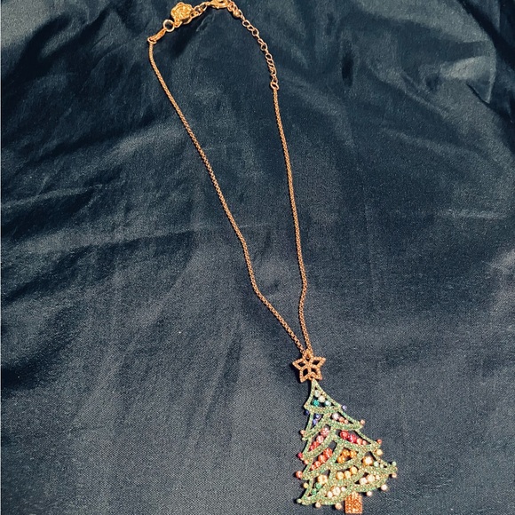 Jewelry - Handmade Articulated Christmas Tree Necklace with magnetic clasp & 16”-18”chain.